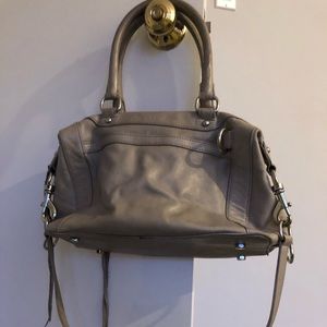 BARELY USED Grey Rebecca Minkoff bag